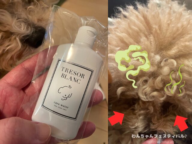 トレゾールブラン　涙やけ　効果　評価　口コミ　TRESOR BLANC　犬　愛犬　汚れ