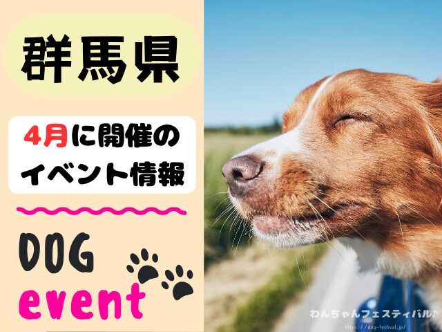 犬イベント　関東　東京　千葉　埼玉　神奈川　群馬　栃木　茨城　2025年　4月