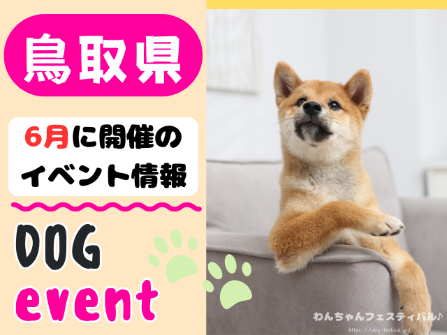 犬イベント　中国地方　岡山県　広島県　山口県　鳥取県　島根県　2026年　6月