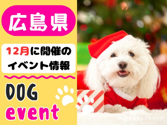 犬イベント 中国地方 岡山県 広島県 山口県 鳥取県 島根県 2025年 12月