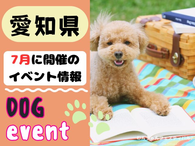 犬イベント 東海地区 静岡県 愛知県 三重県 岐阜県 山梨県 2025年 7月