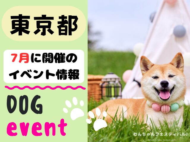 犬イベント 関東 東京 千葉 埼玉 神奈川 群馬 栃木 茨城 2025年 7月