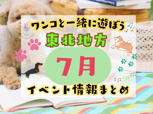東北地方　犬イベント　一覧　開催場所　日程　2025　7月