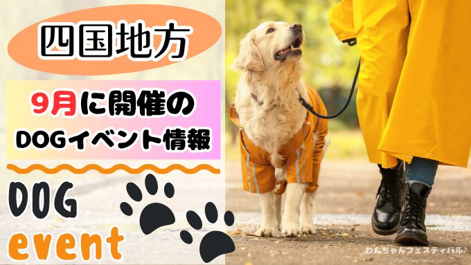 四国　犬イベント　9月　徳島　香川　愛媛　高知