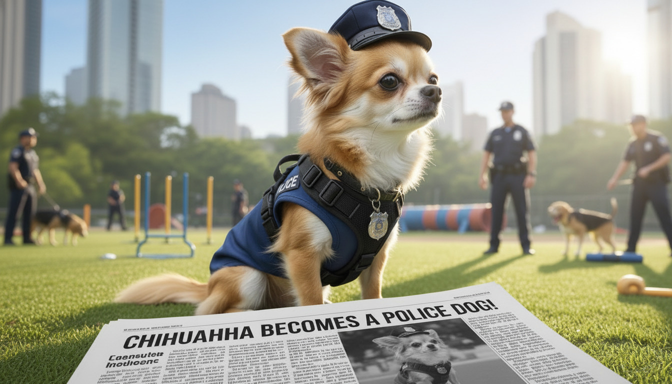 チワワ　警察犬