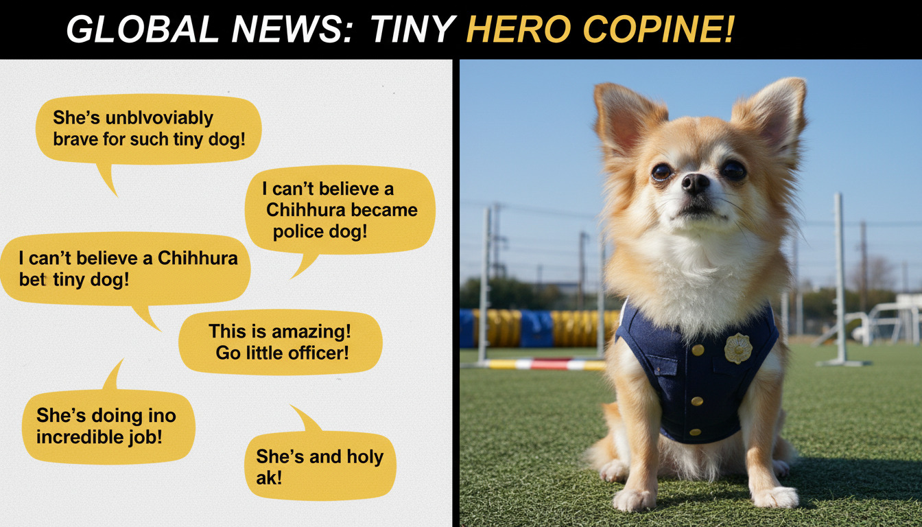 チワワ　警察犬