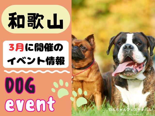 関西　犬イベント　一覧　開催場所　日程　2026　3月　大阪府　京都府　兵庫県　奈良県　滋賀県　和歌山県